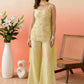Pastel Yellow Corset Co-ord Set