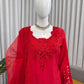 Natural Crepe Kurta Farshi Salwar With Dupatta