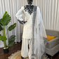 Natural Crepe Kurta Farshi Salwar With Dupatta
