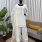 Natural Crepe Kurta Farshi Salwar With Dupatta