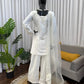 Natural Crepe Kurta Farshi Salwar With Dupatta