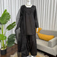 Natural Crepe Kurta Farshi Salwar With Dupatta