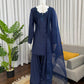 Natural Crepe Kurta Farshi Salwar With Dupatta