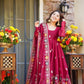 Natural Crepe Silk Embroidered Anarkali Plazzo Set with Thread Sequin Dupatta | Wedding Festive Wear