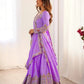 Natural Crepe Silk Embroidered Lehenga Set with Dupatta