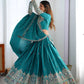Natural Crepe Silk Embroidered Lehenga Set with Dupatta
