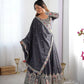 Natural Crepe Silk Embroidered Lehenga Set with Dupatta