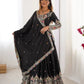 Natural Crepe Silk Embroidered Lehenga Set with Dupatta