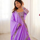 Natural Crepe Silk Embroidered Lehenga Set with Dupatta