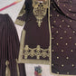 Natural Crepe Silk Zari Embroidery Sharara Set