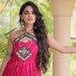 Navratri Wear Bandhani Kutchi Patchwork Anarkali Gown