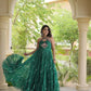 Navratri Wear Bandhani Kutchi Patchwork Anarkali Gown