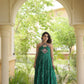 Navratri Wear Bandhani Kutchi Patchwork Anarkali Gown