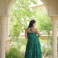 Navratri Wear Bandhani Kutchi Patchwork Anarkali Gown