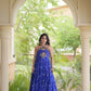 Navratri Wear Bandhani Kutchi Patchwork Anarkali Gown