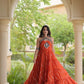 Navratri Wear Bandhani Kutchi Patchwork Anarkali Gown