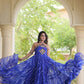 Navratri Wear Bandhani Kutchi Patchwork Anarkali Gown