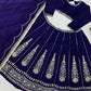 Navy Kalka Embroidered Lehenga Set