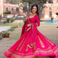 Navy Kalka Embroidered Lehenga Set