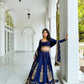 Navy Kalka Embroidered Lehenga Set