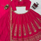 Navy Kalka Embroidered Lehenga Set