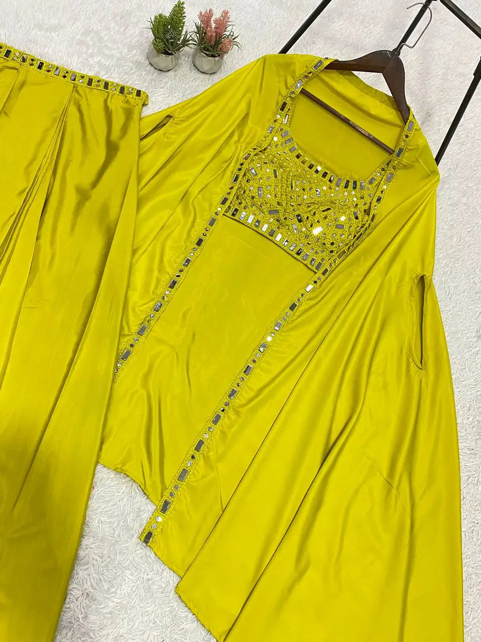 Neon Green Mirror Co-ord Set