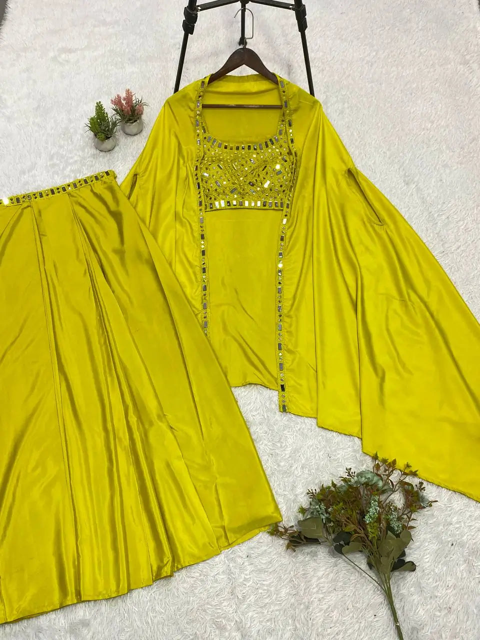Neon Green Mirror Co-ord Set