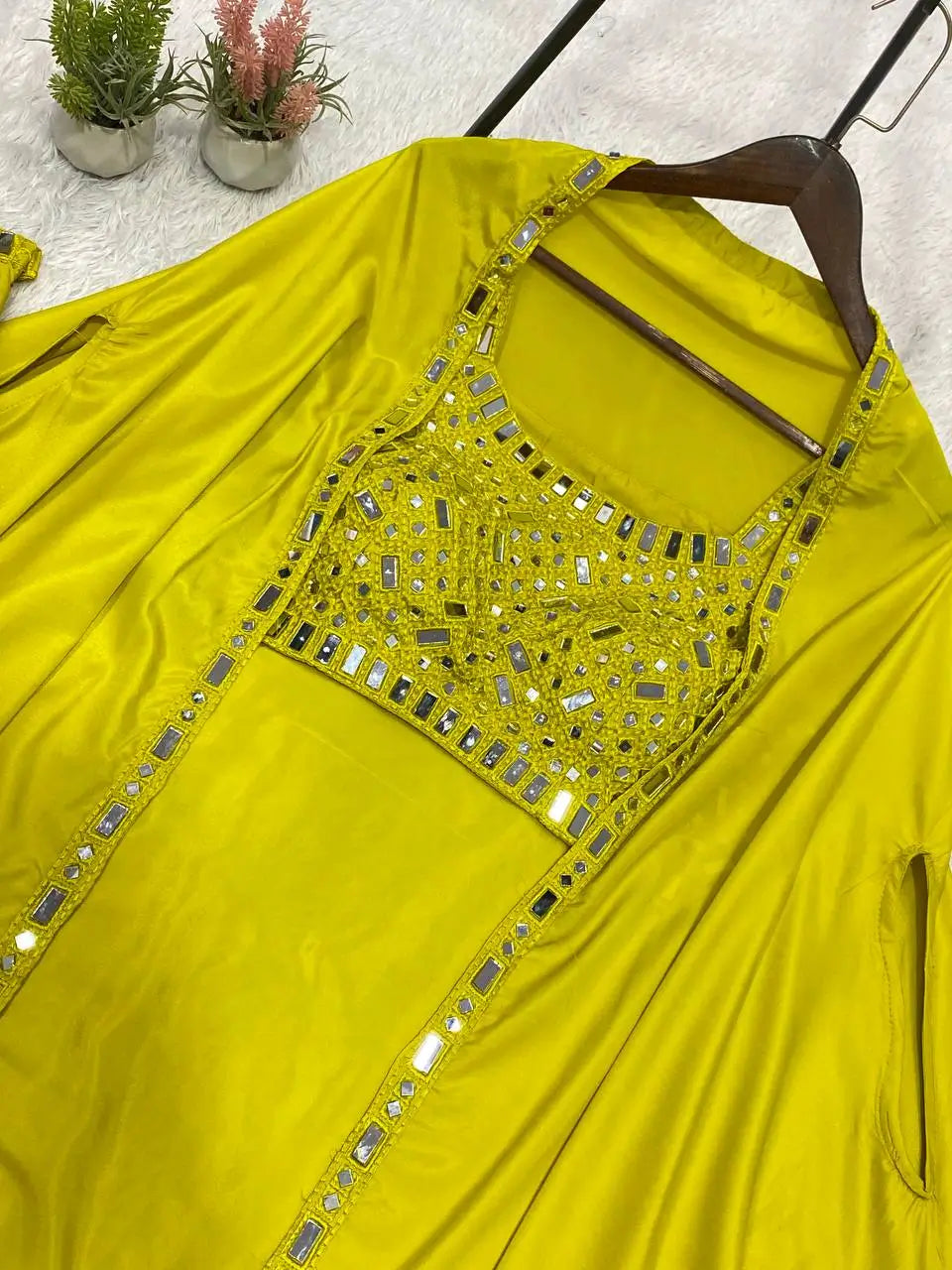 Neon Green Mirror Co-ord Set