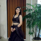 Net Sequin Zari Work Lehenga Choli Set