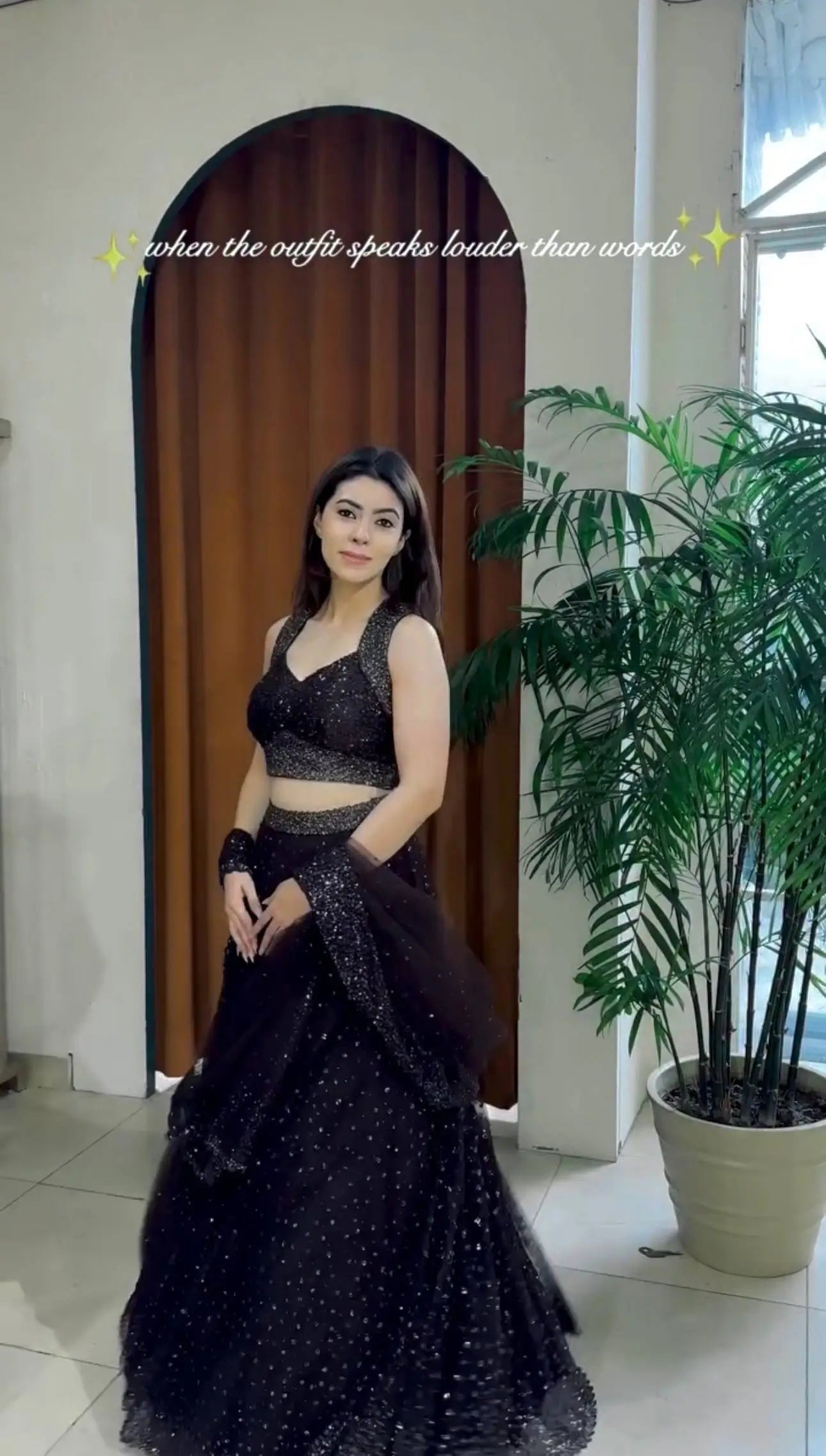 Net Sequin Zari Work Lehenga Choli Set