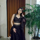 Net Sequin Zari Work Lehenga Choli Set