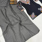 Noir Bloom Embroidered Roman Silk Kurta Set for Festive and Casual Elegance