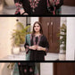 Noir Elegance Embroidered Silk Kurta Set with Dupatta for Festive and Wedding Wear