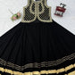 Noir Gota Ruffle Lehenga