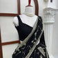 Noir Sequin Lehenga Saree