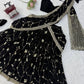 Noir Sequin Lehenga Saree