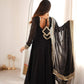 Noir Sequin Mirror Anarkali Gown