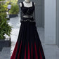 Noir Tassel Fringe Lehenga