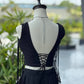 Noir Tassel Fringe Lehenga