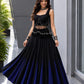 Noir Tassel Fringe Lehenga