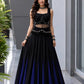 Noir Tassel Fringe Lehenga