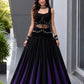 Noir Tassel Fringe Lehenga