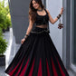 Noir Tassel Fringe Lehenga