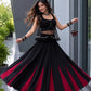 Noir Tassel Fringe Lehenga
