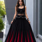 Noir Tassel Fringe Lehenga