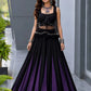 Noir Tassel Fringe Lehenga