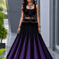 Noir Tassel Fringe Lehenga