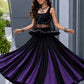 Noir Tassel Fringe Lehenga