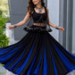 Noir Tassel Fringe Lehenga