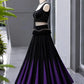 Noir Tassel Fringe Lehenga
